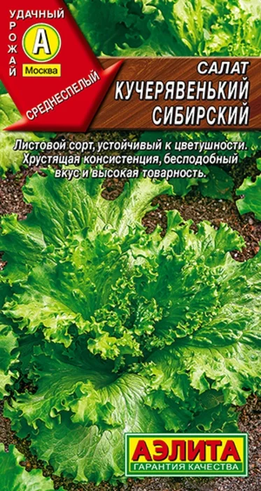 Салат Кучерявенький Сибирский (0,5г) - семена Аэлита